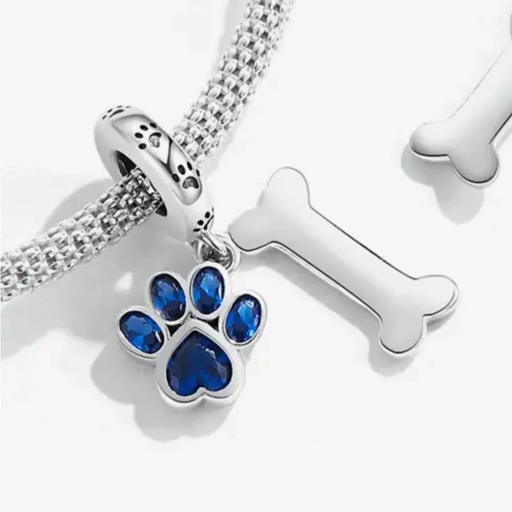DOG LOVERS SILVER 925 CHARM FOR PANDORA BRACELET